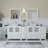  Modern 84" Double Bathroom Vanity Set with Mirror-27042767