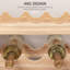 Hahira Wooden Wine Rack 3 Tier Shelf for 36 Bottles Shelving Storage Holder