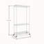 Supports à vêtements et vêtements robustes, rangement mobile en métal pour la maison