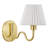 Wave Squiggle Arm Wall Sconce In Black-101991391