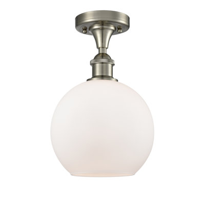 Plafonnier semi-encastré 1 lumière 8 po Cindi
