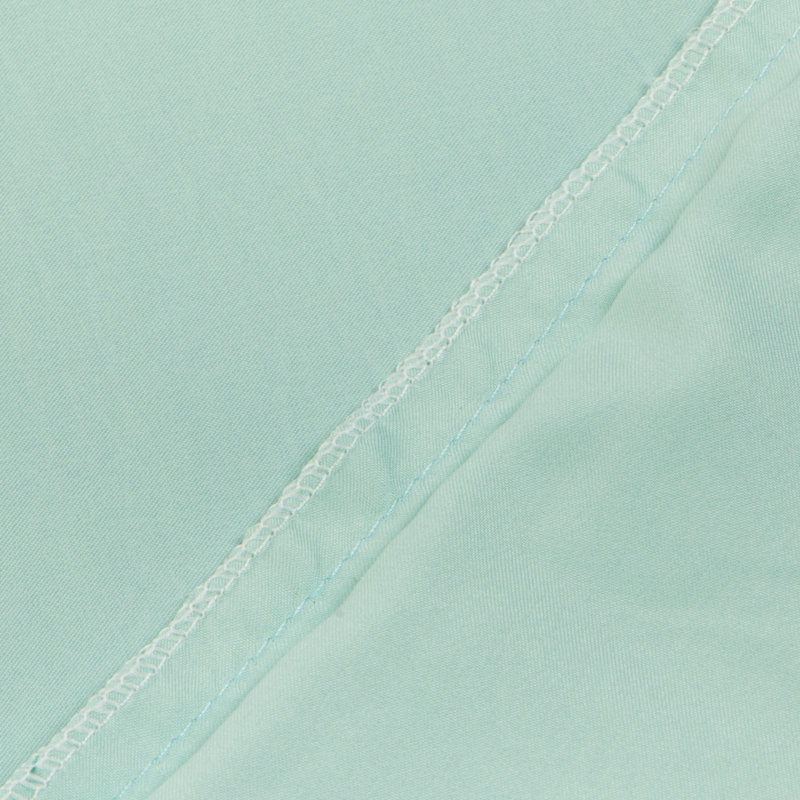 Taie d'oreiller en satin, Standard, Cyan