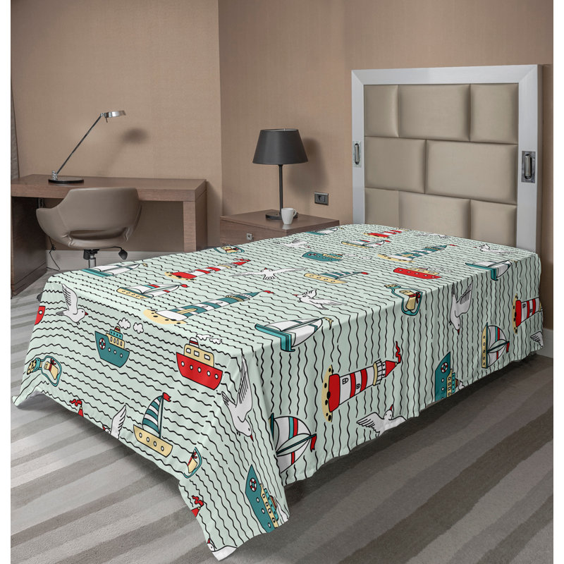 Multicolore Ambesonne, Drap plat simple