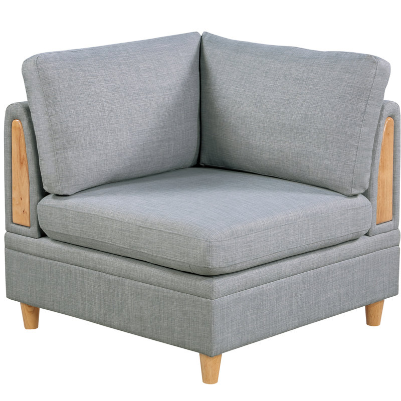 MODULA SET - 5PC Dorris Fabric Sectional Sofa