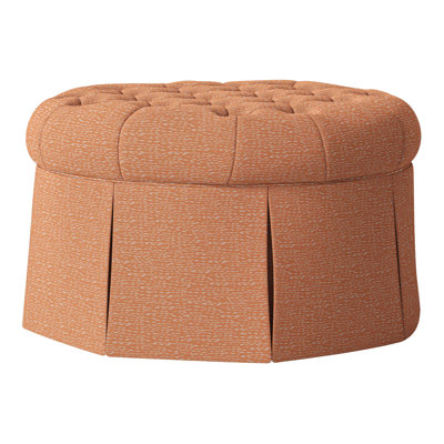 Alma 35" Tufted Round Cocktail Ottoman
