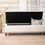 Banc de rangement, beige, bouton, mélange, charnière étroite, pour repose-pieds dans le salon et couloir