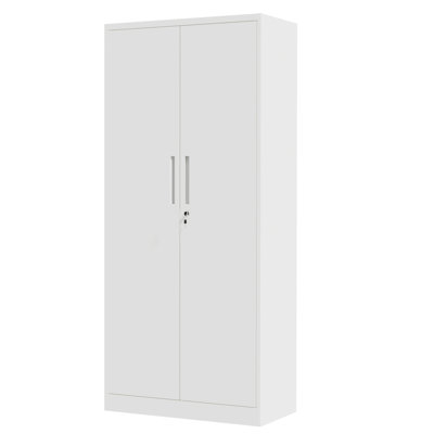 Wrought Studio™ 31.5" W Garage Storage Cabinet With Adjustable Shelves And Lockable Doors