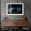 Décoration murale chambre à coucher «Beast in the Mist Shadowbox» par Notoriart, cadre blond, 46 x 31-213880145-213880144