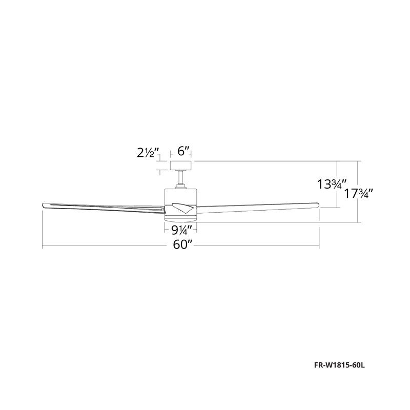 Windflower 12 - Blade LED Windmill Ceiling Fan with Wall Control and Light Kit Included, 60"