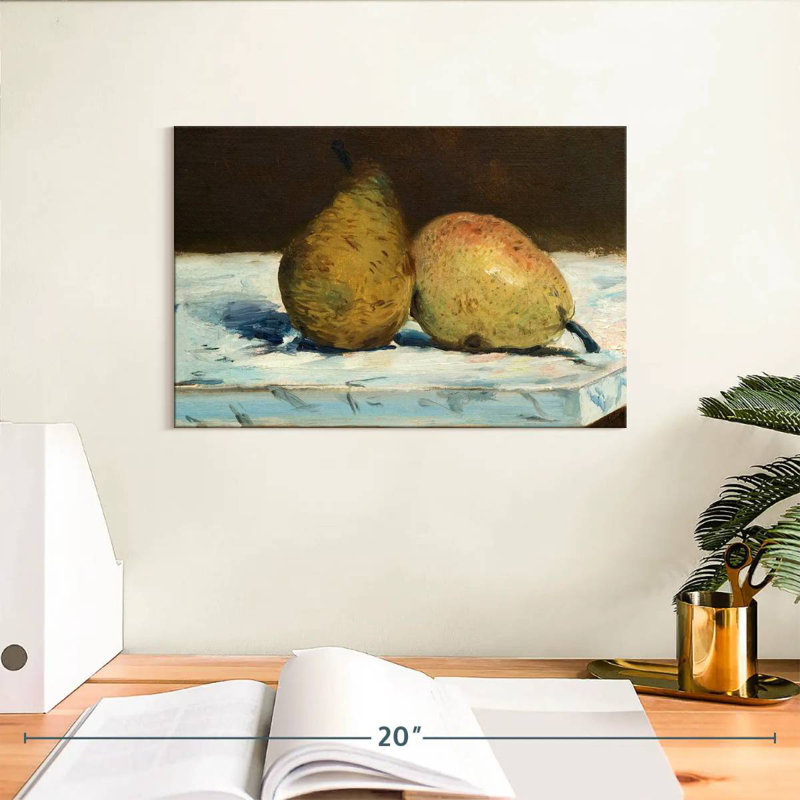Yarlin Pears 1880, 8" H x 12" W