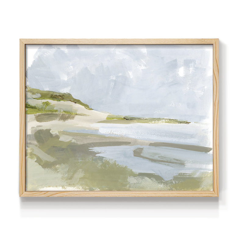 Sea Cove Impression II - Reproduction encadrée - Restickable, H 8 po x l 10 po, Naturel
