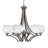 Zilo 6 Light Uplight Chandelier Shown With 5.75" Glass-86756378-90740334