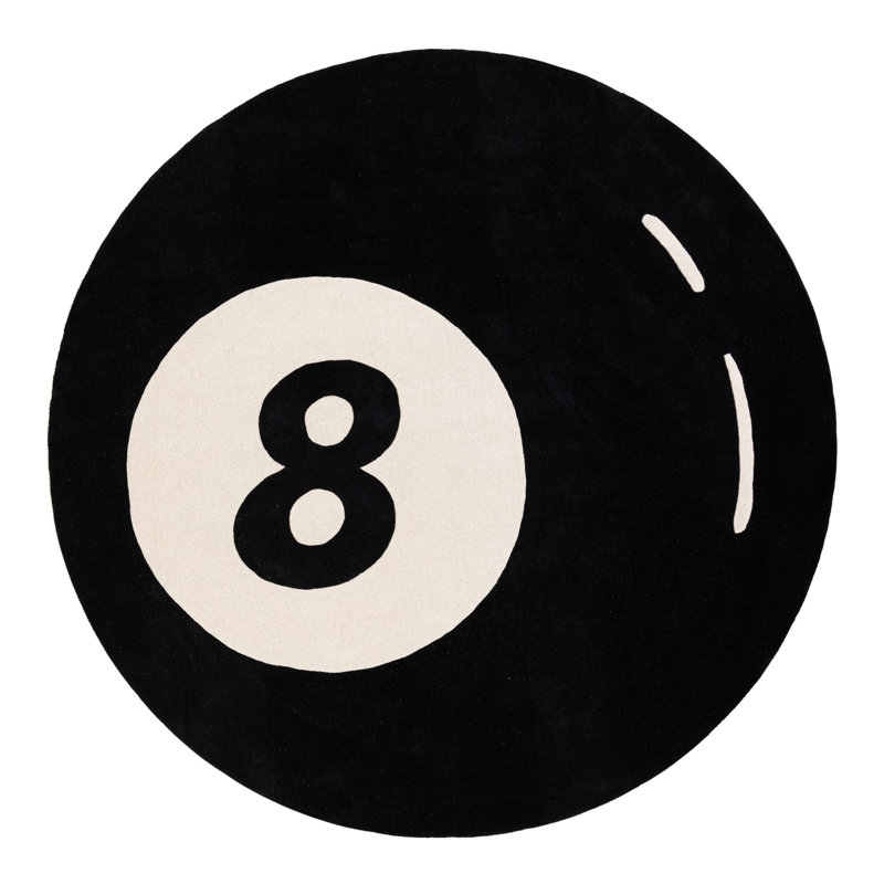 Latitude Run® Hand Tufted Wool Rug, Round 7'10"