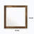 Metal+Synthetic Wood+Mirror Rectangle Wall Mirror