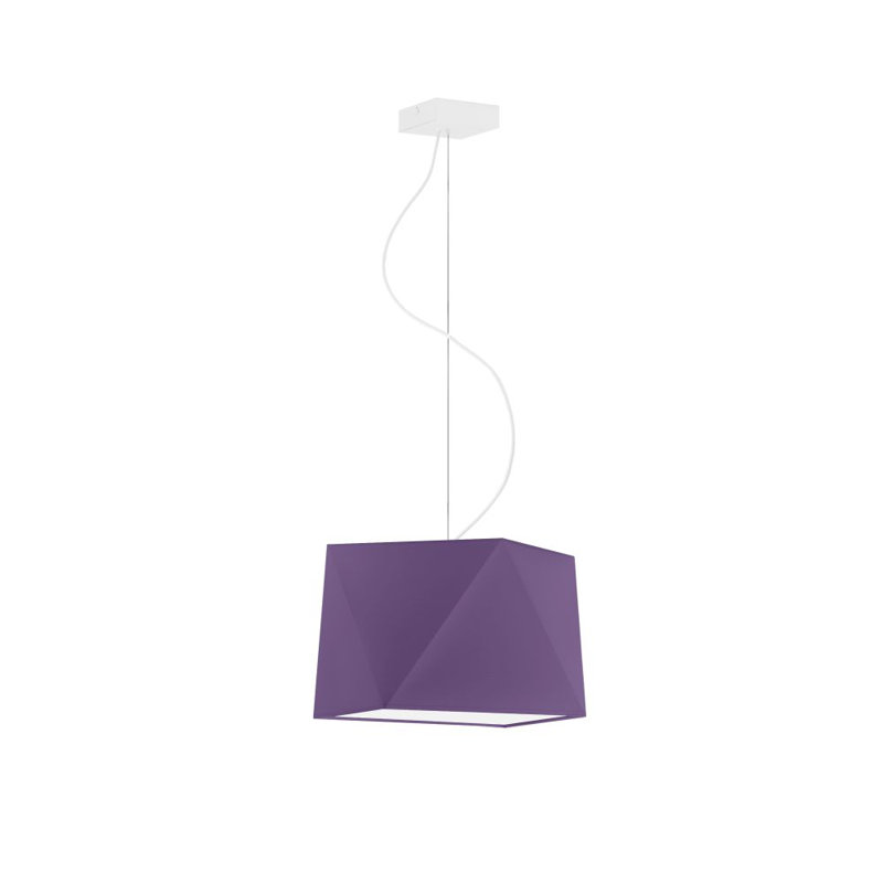 Deneice 1 - Light Pendant, Purple, White