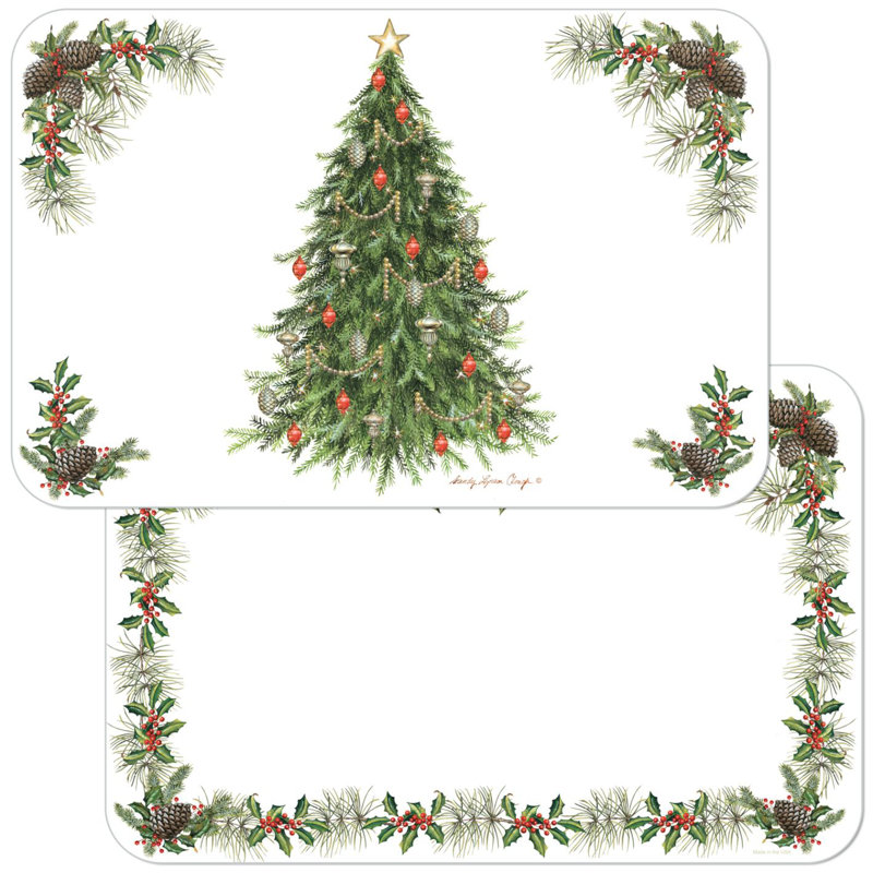 Napperon réversible 4 pièces Counter Tree