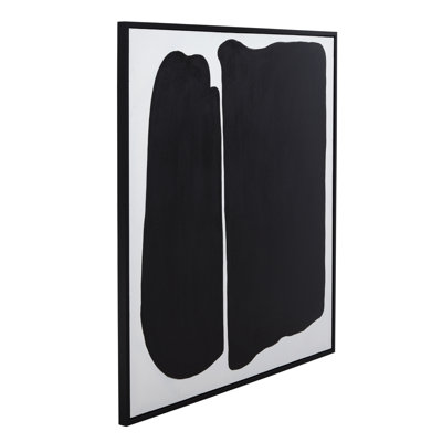 Parallel Forms Framed Canvas