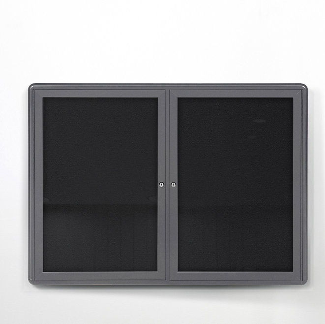 Tableau d’affichage mural Ovation, Gris, Noir