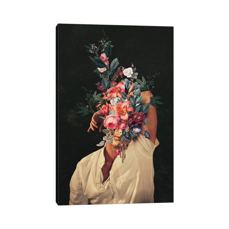 «Roses Bloomed Every Time I Thought of You» par Frank Moth, impression sur toile tendue, H 26 po x l 18 po x P 1,5 po