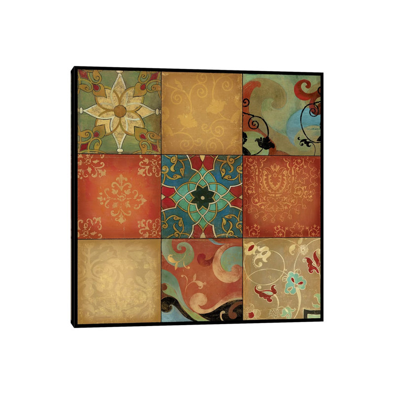 Kaleidoscope 1 Piece Wrapped Canvas Wall Art, 45.72 cm H x 45.72 cm W x 1.91 cm D