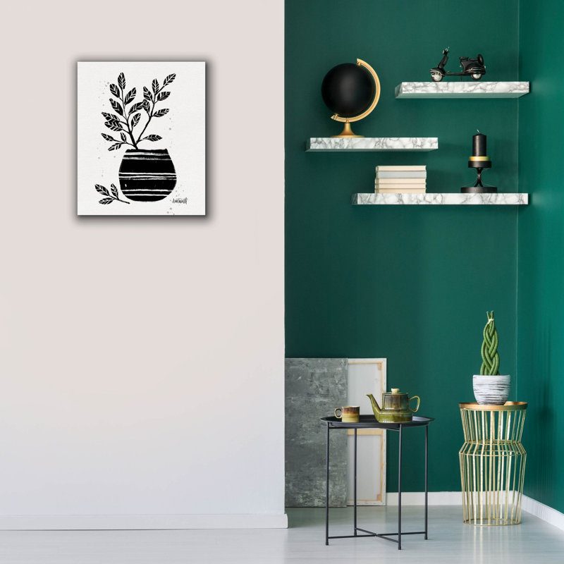 «Botanical Sketches 7» par Anne Tavoletti, art mural sur toile, H 24 po x l 20 po x P 0,75 po