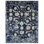 Timeless Fusion Hand Knotted Wool Floral Area Rug in Blue
