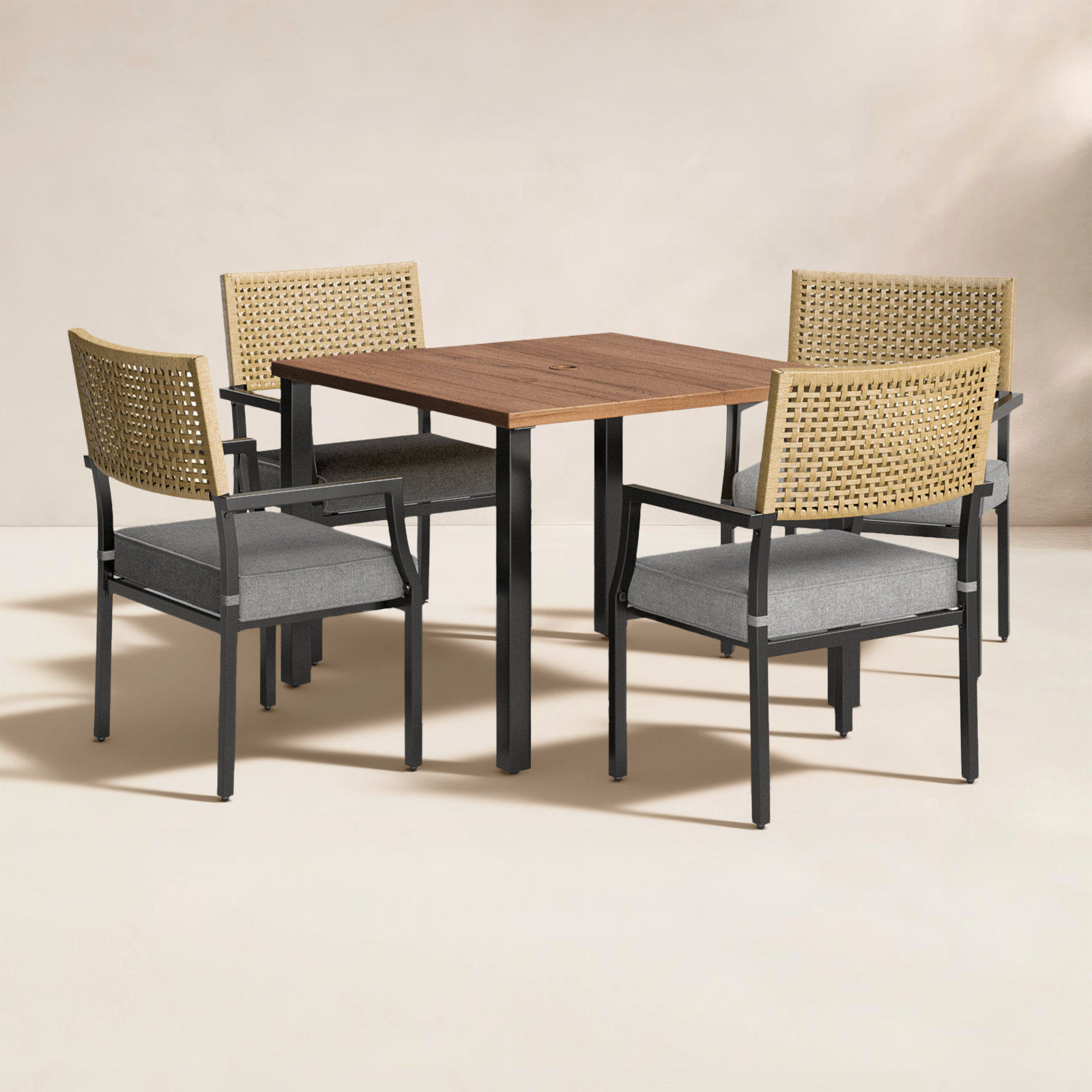 Aiden 37" Patio Dining Set