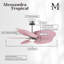Alessandra - Ventilateur de plafond à cinq pales - DEL intégrée-103363405-103363421