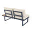 5-seat Outdoor Patio Lounge Set With Adjustable Recliners - Wpc Table, Side Shelves, Galvanized Iron Frame-1037987337