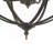 4 - Light Metal Chandelier, Hanging Light Fixture With Adjustable Chain For Kitchen Dining Room Foyer Entryway, Bulb Not Included