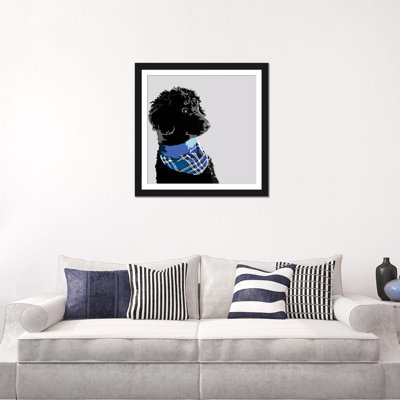 " Standard Black Poodle III " by Julie Ahmad