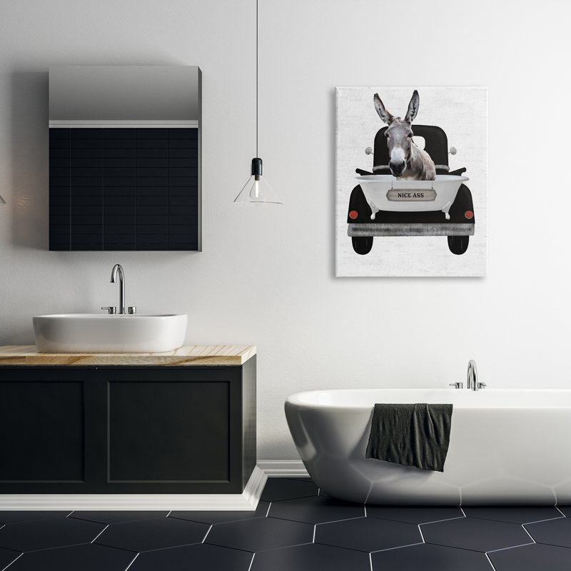 «Nice A ** Donkey Expression sur toile» par Art graphique, H 40 po x l 30 po x P 1,5 po