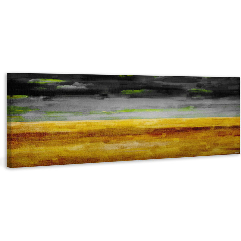 «The Desert At Night» par Parvez Taj, reproduction d'art sur toile tendue, H 10 po x l 30 po