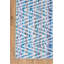 Tapis décoratif à chevrons bleus rétro-285104248