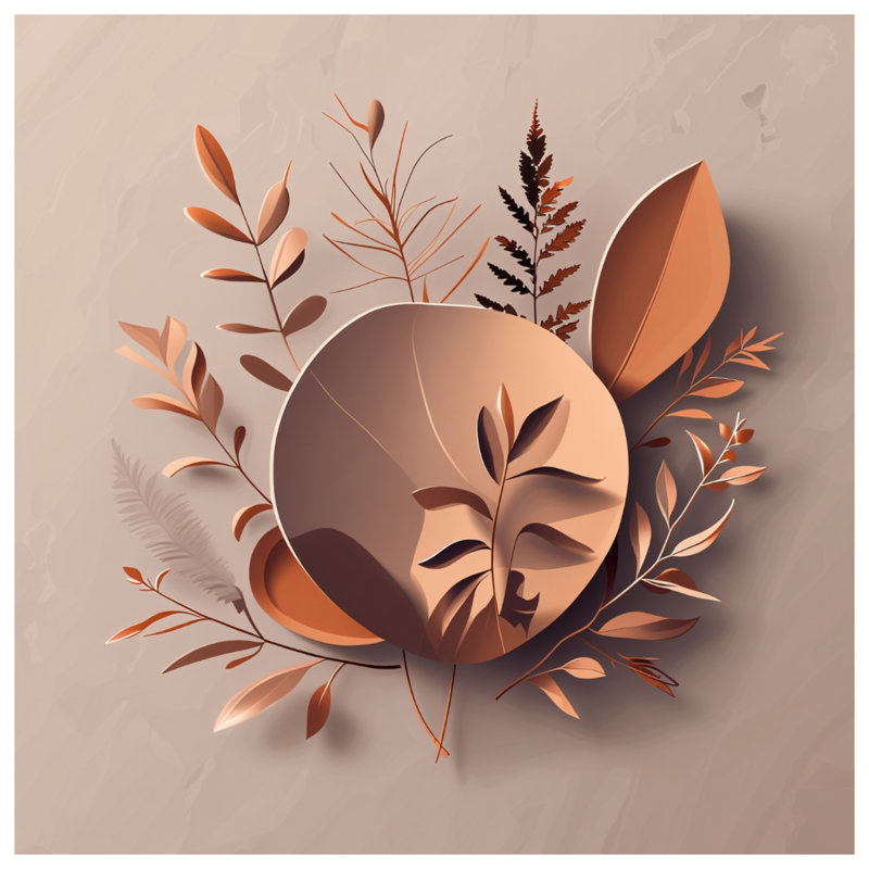 Tapisserie murale feuilles - décoration murale nature, 104 po H x 88 po avec 4 œillets
