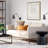 Nima Concrete Top End Table - Black