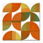« quatre suns quartered 1,0 », reproduction d’art sur toile tendue-23052062