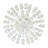 Trenton 8 Light Crystal Chandelier – 21-Inch Chrome Down Chandelier with Faceted Crystal Accents for Living Room, Dining Room, or Entryway-31769396