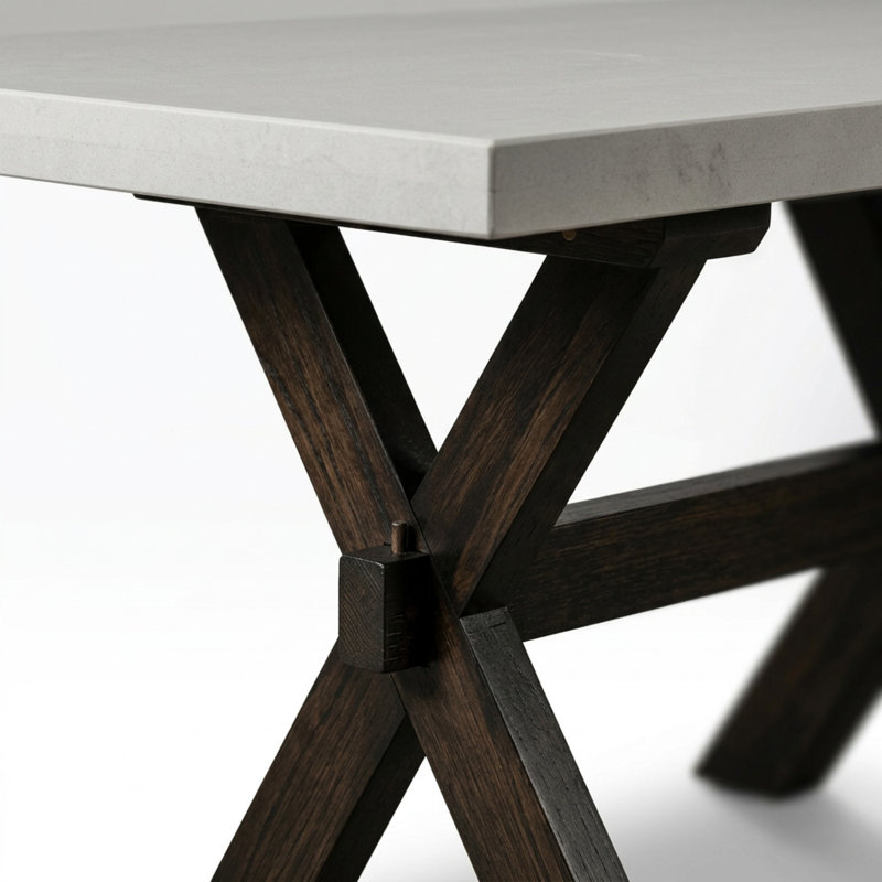 Solid Wood Top Dining Set