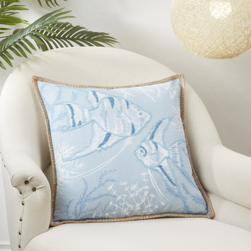 Housse de coussin Seaside Splash Fish 1