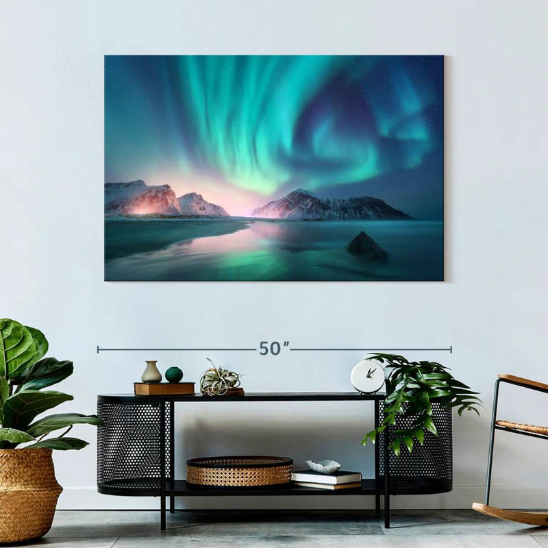 Alvord Meandering Northern Lights, 32" H x 48" W