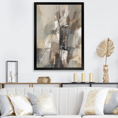 «Fentress Abstract Design Shapes I», reproduction sur toile