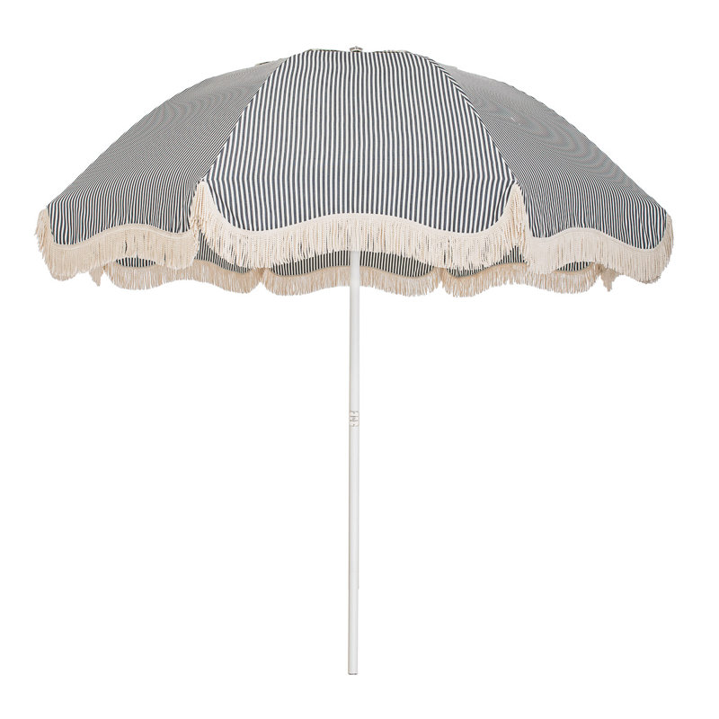 Patio 90'' W Umbrella, Pink/White Striped