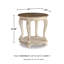 Table de bout avec rangement Heraldas