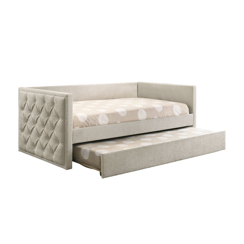 Lit de jour avec couchette moderne Modern, Beige