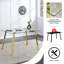 Table de salle à manger rectangulaire 1 pièce sans chaise-865863558