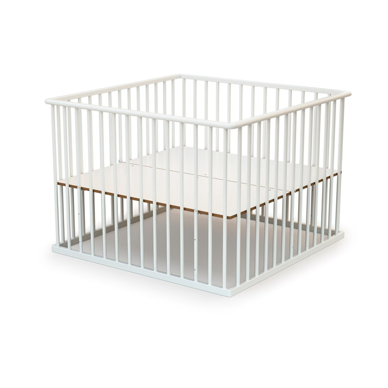 Foran Safety Gate, White, 70cm H x 100cm W x 100cm D