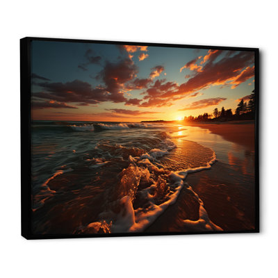 «Almustafa Sunset Beach Scenery II», reproduction sur toile