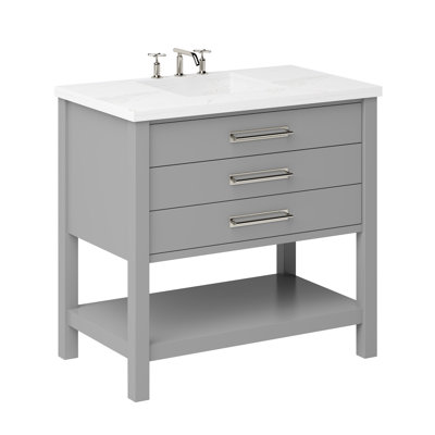 Kiawah Three-Drawer Single Bath Vanity
