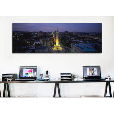 " High Angle View Of A Monument, Washington Monument, Mount Vernon Place, Baltimore, Maryland, USA " by Panoramic Images Painting Print